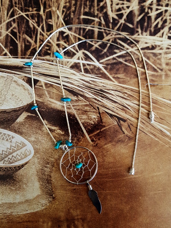 Navajo Liquid Silver Necklace