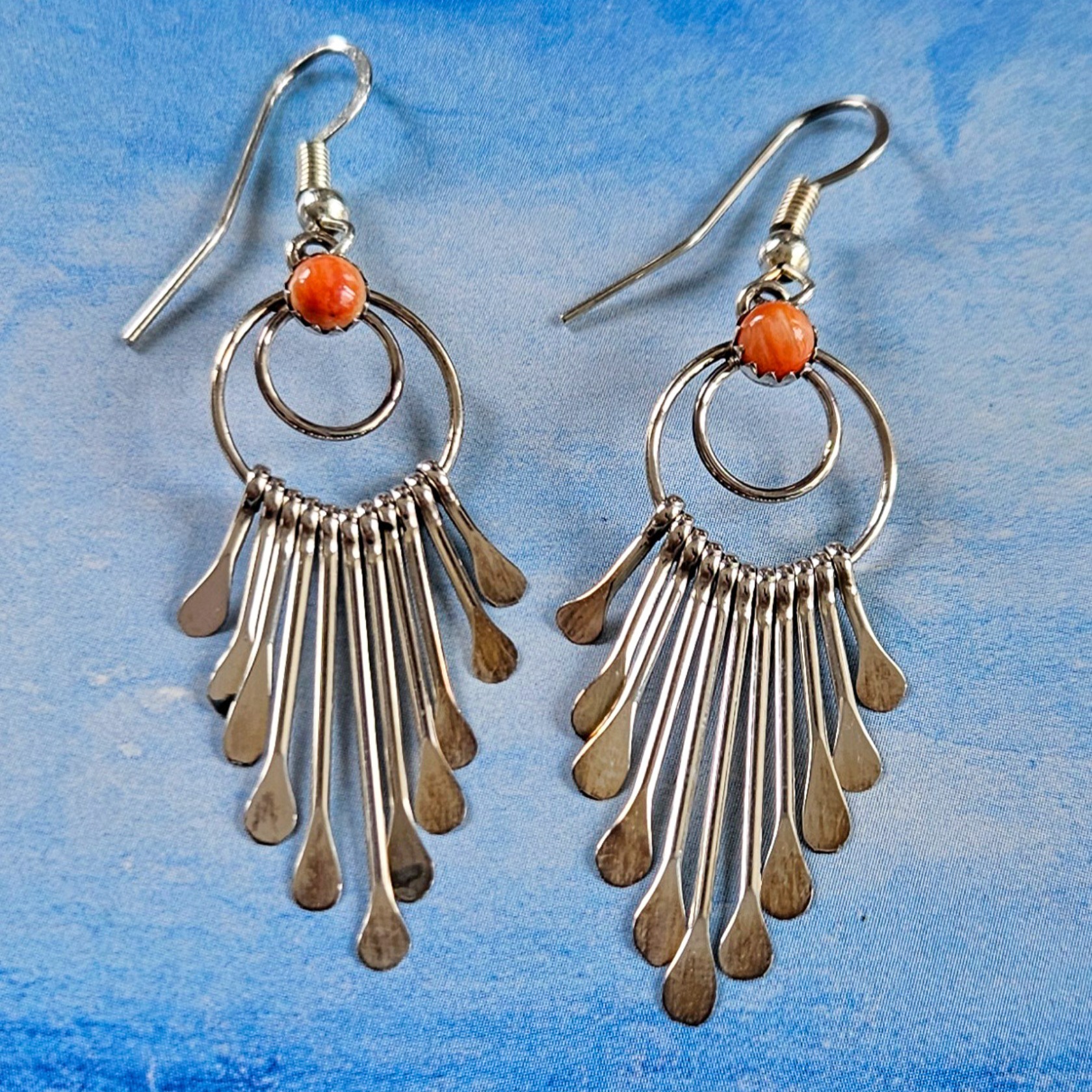 Sterling Silver Chandelier Earrings