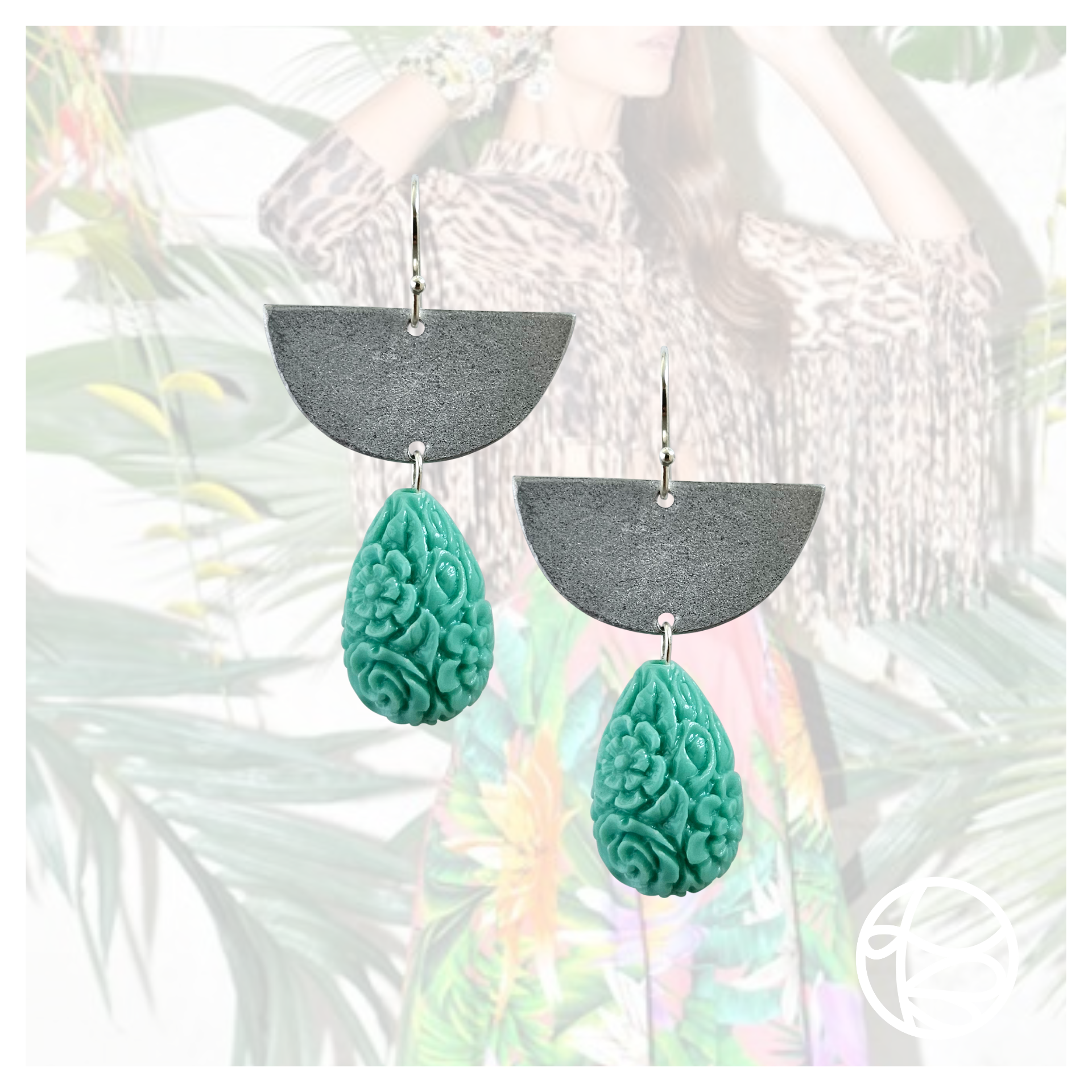 LOVEbomb Disc & Resin Earrings - Image 4