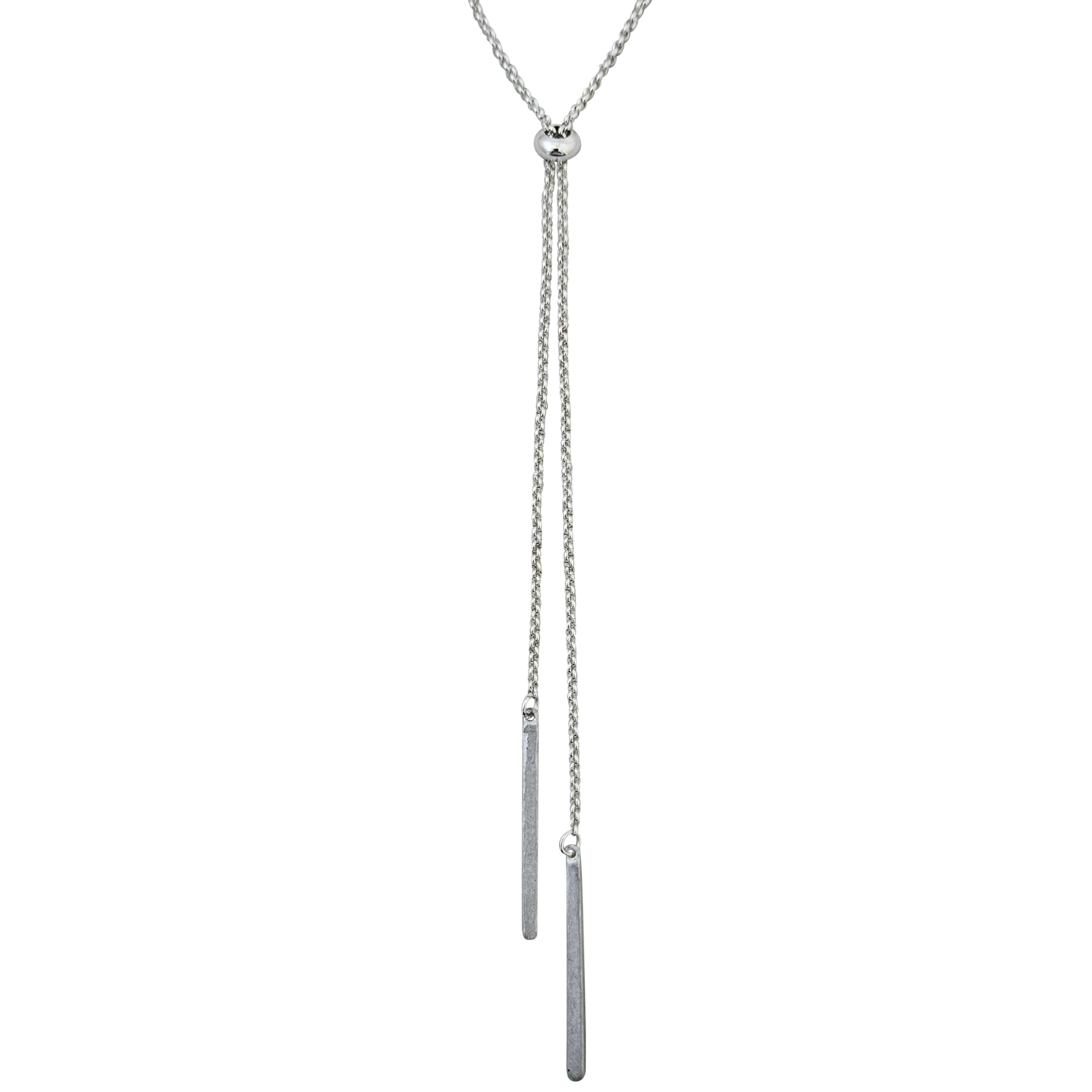 LOVEbomb Double Classic Thin Drop Necklace - Image 4
