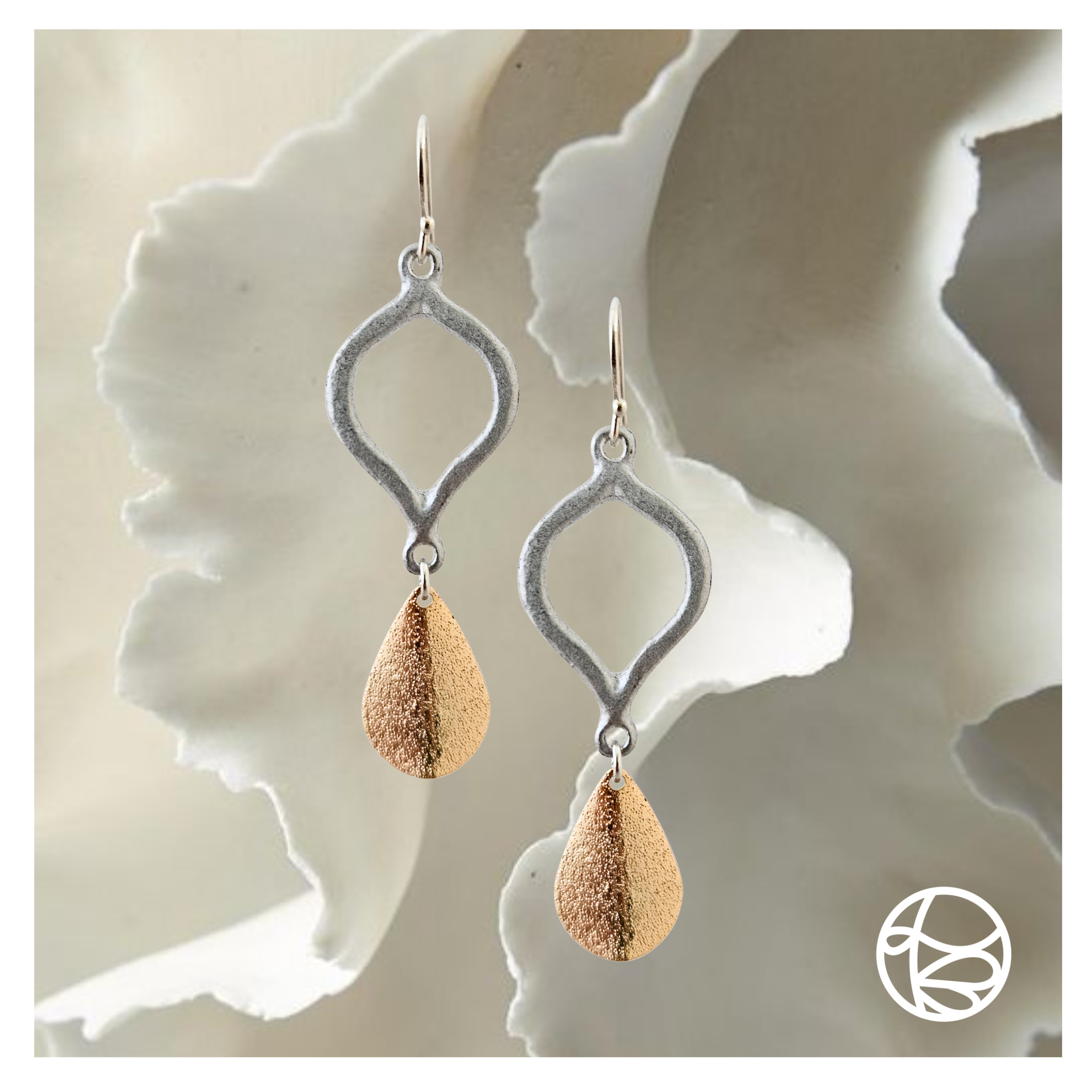 LOVEbomb Gold & Flame Earrings - Image 4